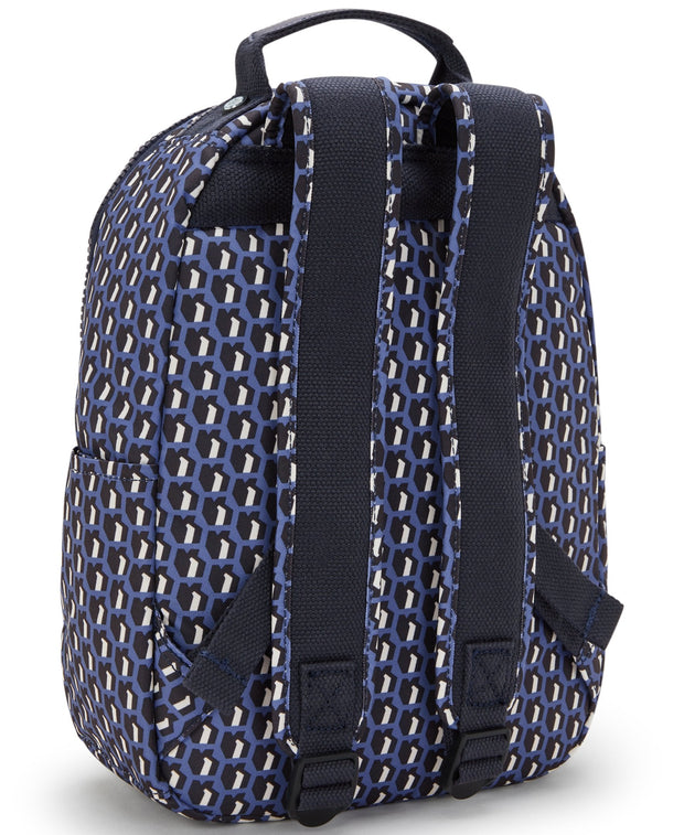 Kipling Seoul S 3D K Blue Small Backpack with Laptop Protection I5611-4JS