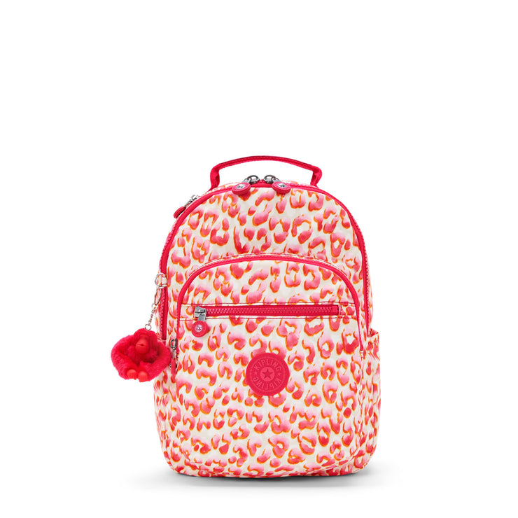 KIPLING-Seoul S-Small Backpack (With Laptop Protection)-Latin Cheetah-I5611-6LX