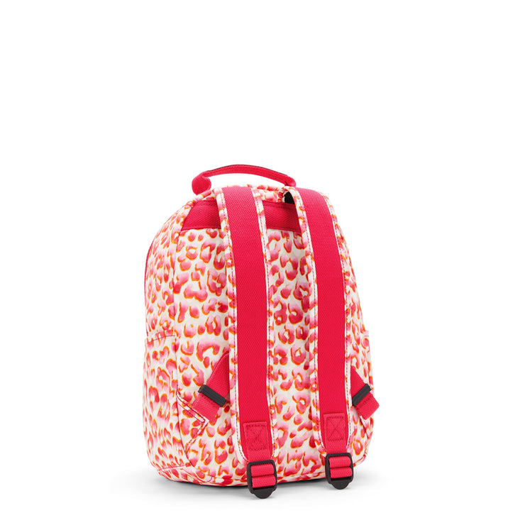 KIPLING-Seoul S-Small Backpack (With Laptop Protection)-Latin Cheetah-I5611-6LX