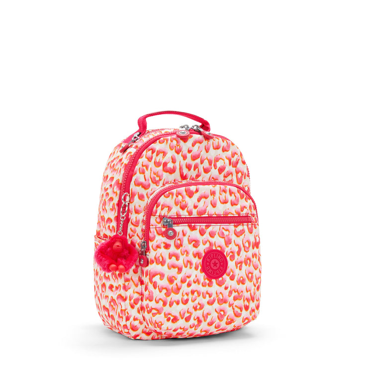 KIPLING-Seoul S-Small Backpack (With Laptop Protection)-Latin Cheetah-I5611-6LX