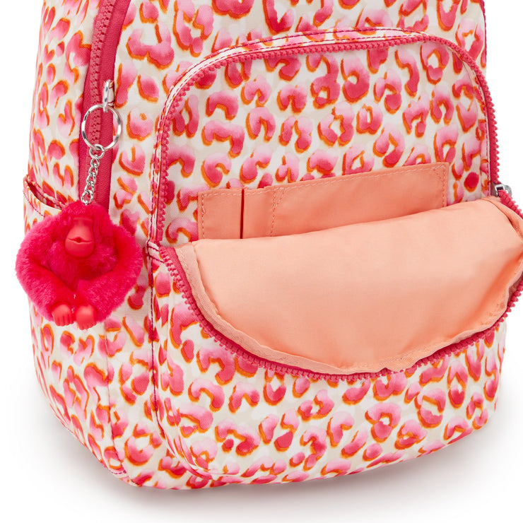 KIPLING-Seoul S-Small Backpack (With Laptop Protection)-Latin Cheetah-I5611-6LX