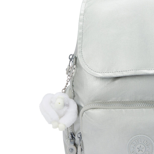 KIPLING Small backpack Female New Bright Metallic City Zip S I5634-70P