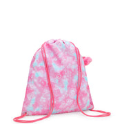 KIPLING Medium backpack (with drawstring) Female Garden Clouds Supertaboo  -  I5637-2PE