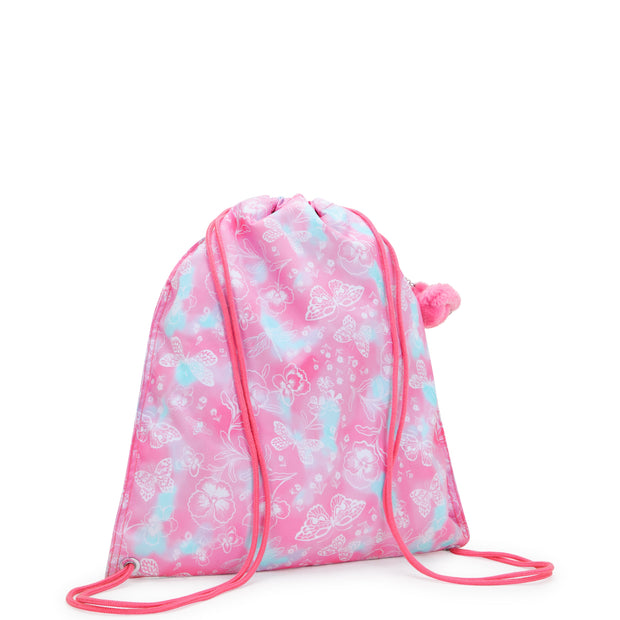 KIPLING Medium backpack (with drawstring) Female Garden Clouds Supertaboo  -  I5637-2PE