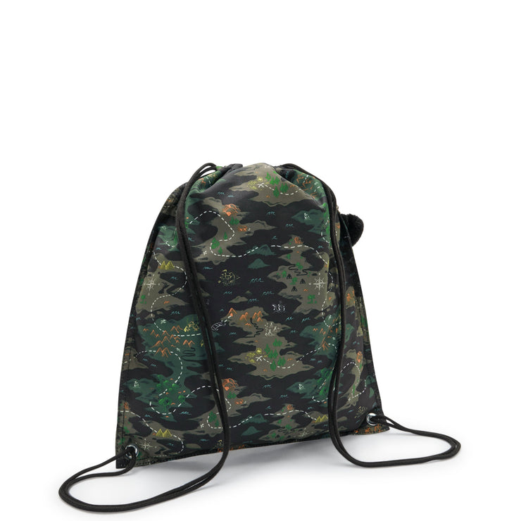 KIPLING Medium backpack (with drawstring) Unisex Camo Treasure Supertaboo I5637-3PB