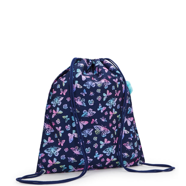 KIPLING Medium backpack (with drawstring) Female Butterfly Fun Supertaboo  -  I5637-F5K