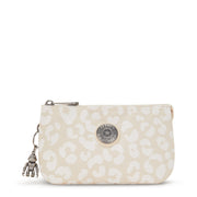 KIPLING-Creativity L-Large purse-White Cheetah J-I5688-T8J