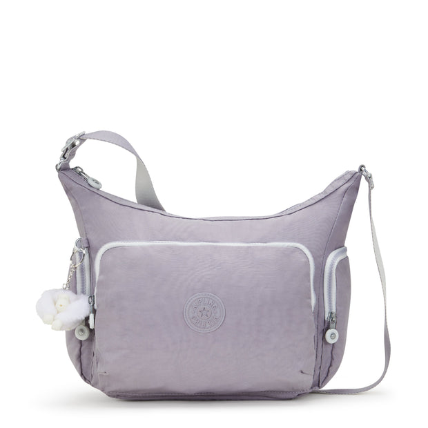 KIPLING-Gabb-Large Crossbody Bag with Adjustable Straps-Tender Grey-I5740-1FB