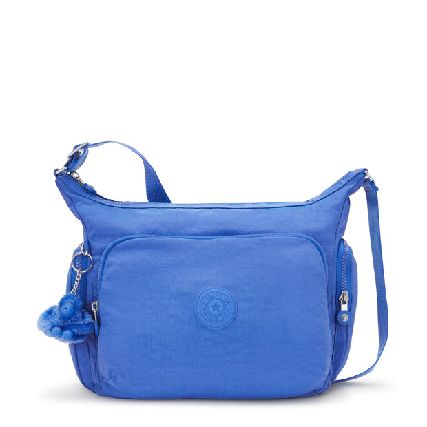 KIPLING-Gabb-Large Crossbody Bag with Adjustable Straps-Havana Blue-I5740-JC7