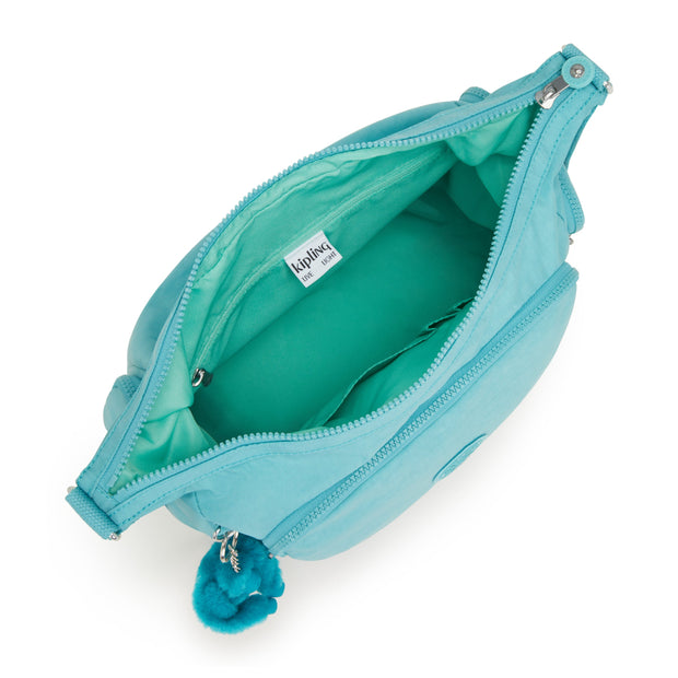 Kipling Large Crossbody Bag With Adjustable Straps Female Deepest Aqua Gabb