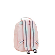 KIPLING Small Backpack (With Laptop Protection) Female Blush Metallic Seoul S  -  I5768-E7L