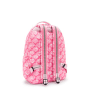 KIPLING Large backpack (with laptop compartment) Female Adorable Hearts Seoul Lap I5816-1NB