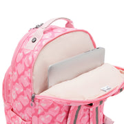 KIPLING Large backpack (with laptop compartment) Female Adorable Hearts Seoul Lap I5816-1NB