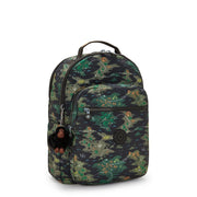 KIPLING Seoul Lap Camo Treasure Large backpack (with laptop compartment) I5816-3PB