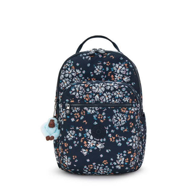 KIPLING Seoul Lap Flower Field Large backpack (with laptop compartment) I5816-5GB