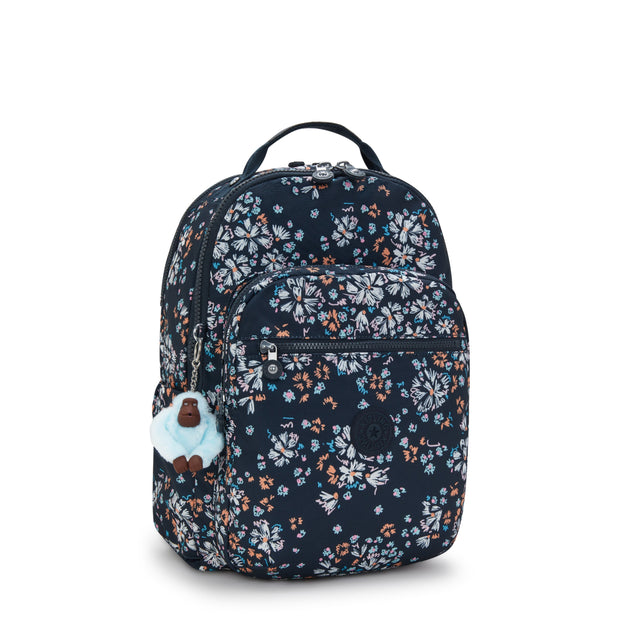 KIPLING Seoul Lap Flower Field Large backpack (with laptop compartment) I5816-5GB