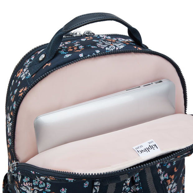 KIPLING Seoul Lap Flower Field Large backpack (with laptop compartment) I5816-5GB