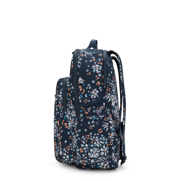 KIPLING Seoul Lap Flower Field Large backpack (with laptop compartment) I5816-5GB