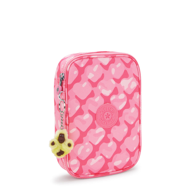 KIPLING Large pencase Female Adorable Hearts 100 Pens I6002-1NB