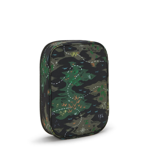 KIPLING 100 Pens Camo Treasure Large pencase I6002-3PB