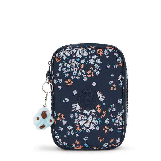 KIPLING 100 Pens Flower Field Large pencase I6002-5GB