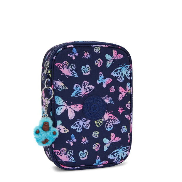 KIPLING Large pencase Female Butterfly Fun 100 Pens  -  I6002-F5K