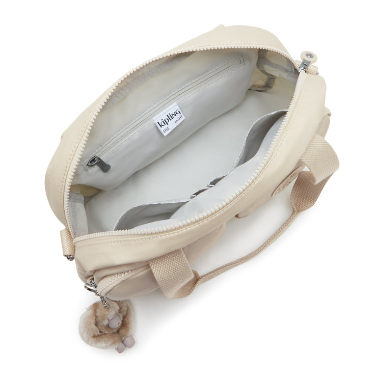 KIPLING-Cool Defea-Medium shoulderbag (with removable shoulderstrap)-Beige Pearl-I6017-3KA