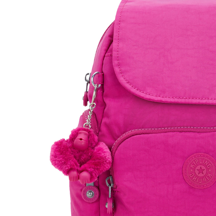 KIPLING Small backpack Female Glowing Fuchsia City Zip Mini I6046-3KU