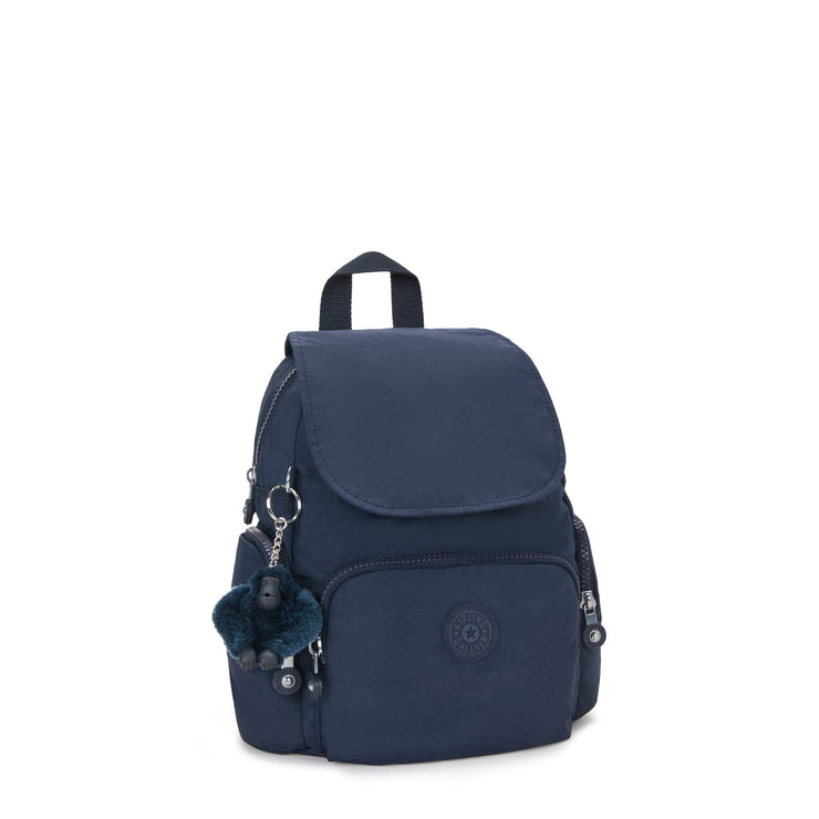 KIPLING-City Zip Mini-Mini Backpack with Adjustable Straps-Blue Bleu 2-I6046-96V