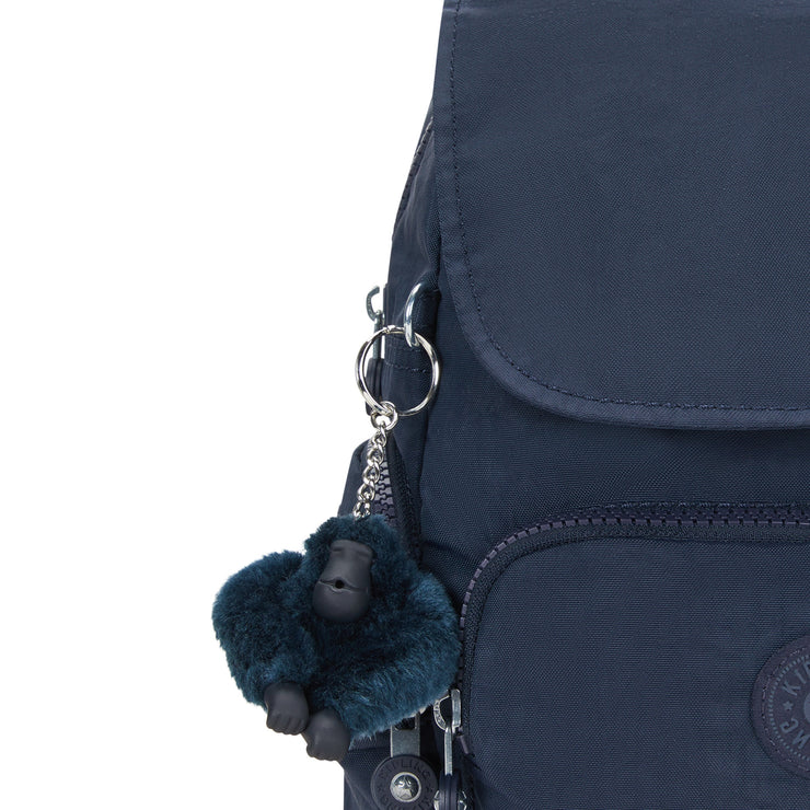 KIPLING-City Zip Mini-Mini Backpack with Adjustable Straps-Blue Bleu 2-I6046-96V