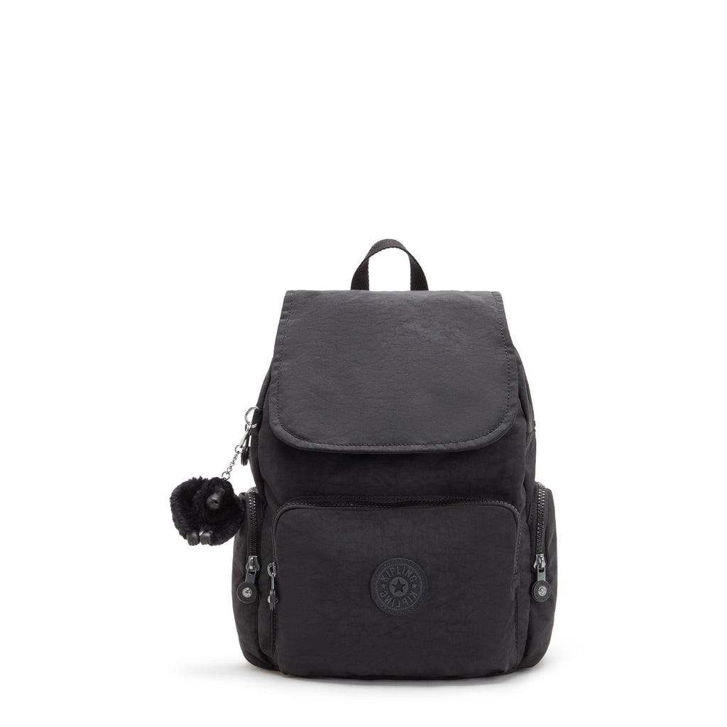 KIPLING City Zip Mini Mini Backpack with Adjustable Straps Black Noir Kipling Kuwait