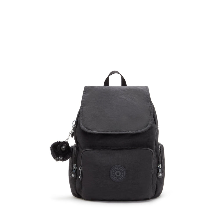 KIPLING-City Zip Mini-Mini Backpack with Adjustable Straps-Black Noir-I6046-P39