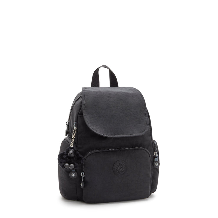 KIPLING-City Zip Mini-Mini Backpack with Adjustable Straps-Black Noir-I6046-P39