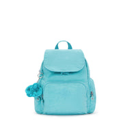 KIPLING Mini Backpack with Adjustable Straps Female Deepest Aqua City Zip Mini