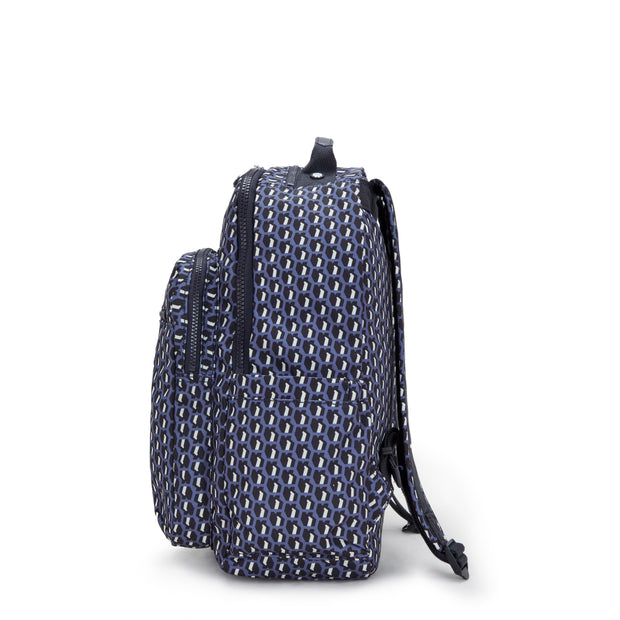 Kipling Seoul 3D K Blue Large Backpack I6269-4JS