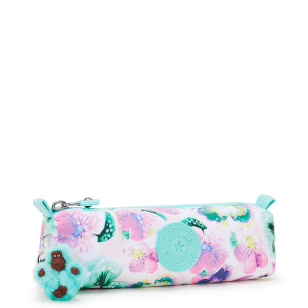 KIPLING-Freedom-Medium pencase-Aqua Blossom-I6310-7EC