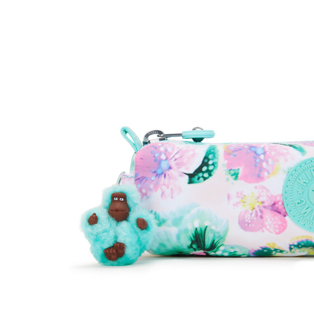 KIPLING-Freedom-Medium pencase-Aqua Blossom-I6310-7EC