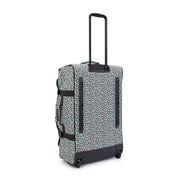 Kipling Edium Wheeled Suitcase With Adjustable Straps Female Abstract Print Aviana M