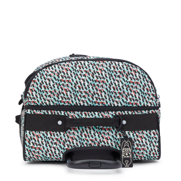 Kipling Edium Wheeled Suitcase With Adjustable Straps Female Abstract Print Aviana M