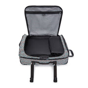 Kipling Edium Wheeled Suitcase With Adjustable Straps Female Abstract Print Aviana M