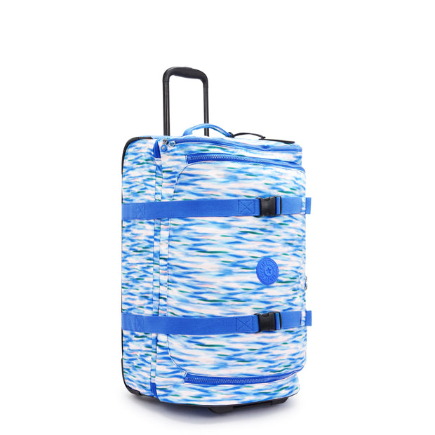 KIPLING-Aviana M-edium Wheeled Suitcase with Adjustable Straps-Diluted Blue-I6311-TX9