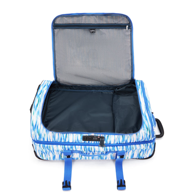 KIPLING-Aviana M-edium Wheeled Suitcase with Adjustable Straps-Diluted Blue-I6311-TX9