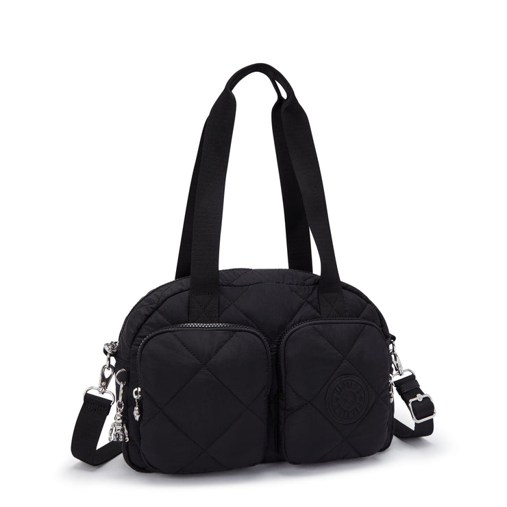 KIPLING Medium shoulderbag (with removable shoulderstrap) Female Cosmic Black Quilt Cool Defea I6560-95R