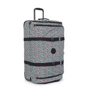 Kipling Large Wheeled Luggage Female Abstract Print Aviana L