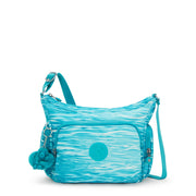 KIPLING Medium Crossbody Bag with Adjustable Straps Female Aqua Pool Gabb S