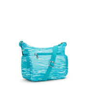 Kipling Medium Crossbody Bag With Adjustable Straps Female Aqua Pool Gabb S