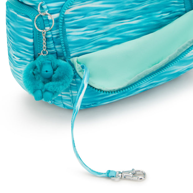 Kipling Medium Crossbody Bag With Adjustable Straps Female Aqua Pool Gabb S