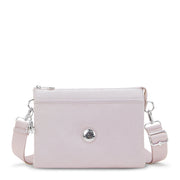 KIPLING-Riri L-Medium crossbody (with removable strap)-Gleam Silver-I6679-K6G