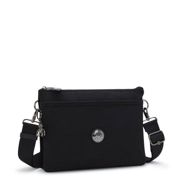 KIPLING-Riri L-Medium crossbody (with removable strap)-Endless Black-I6679-TB4