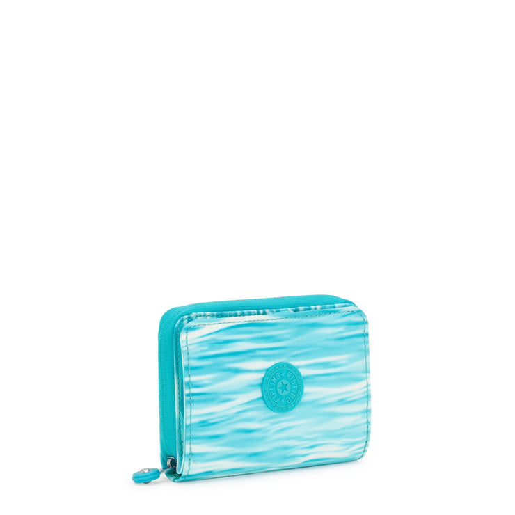 KIPLING Medium wallet Female Aqua Pool Money Love